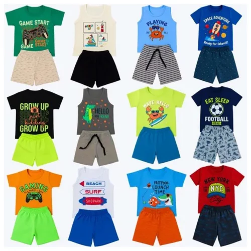 Kit 10 Peças De Roupa Conjunto Infantil Menino Dia A Dia