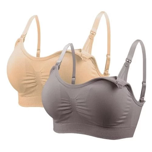 🧡Kit 2 Sutiã Amamentação Reforçado Gestante Pós Parto Mãe