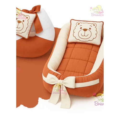 Kit 4 Peças Ninho Redutor e Travesseiro + Almofada de Amamentação Multifuncional Menino e Menina