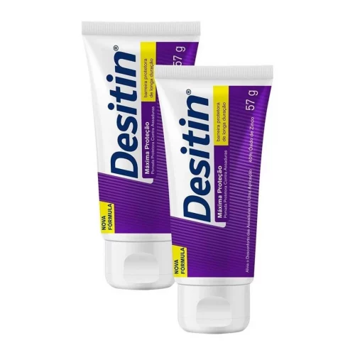 Kit com 2 Creme Preventivo de Assaduras Desitin Máxima Duração 57g