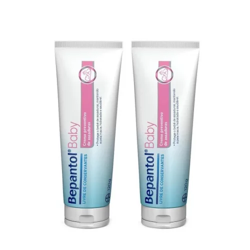 Kit com 2 Cremes Pomada de Assadura 120gr Cada - Bepantol
