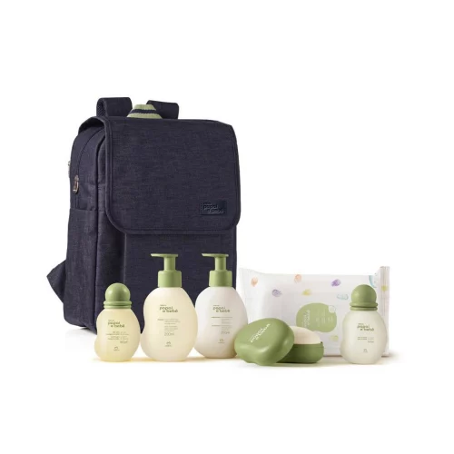 Kit Mochila com Trocador Papai e Bebê (7 produtos)