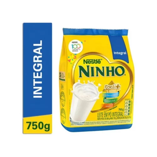 Leite em Pó Integral Ninho Pacote 750g