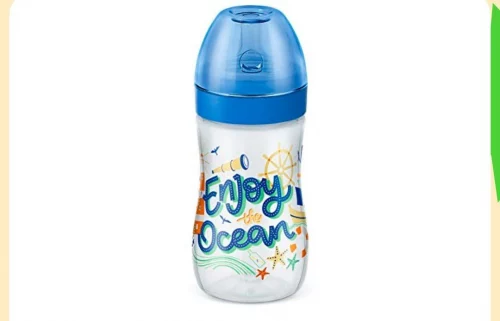 Lillo Mamadeira Super Evolution Divertida 6M+ 300Ml Azul -