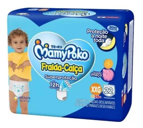 MamyPoko Fralda-Calça Superproteção XXG com 22 Unidades