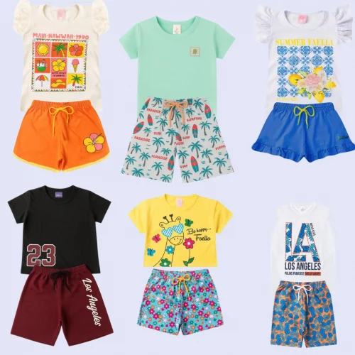 Mega Kids: Conjunto Infantil Verão 🌞