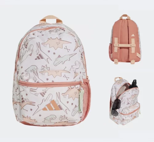 Mochila Infantil Adidas Dinossauro 12.5L - Rosa