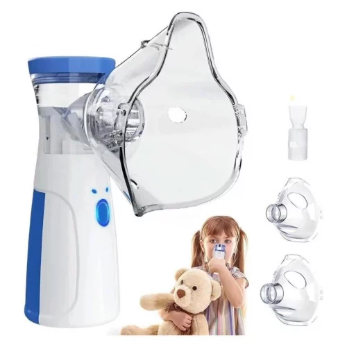 Nebulizador Portátil Mini Inalador Silencioso Ultra-sônico Automático para Adultos e Crianças