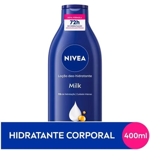 🧡NIVEA Loção Hidratante Milk Pele Seca a Extrasseca 400ml