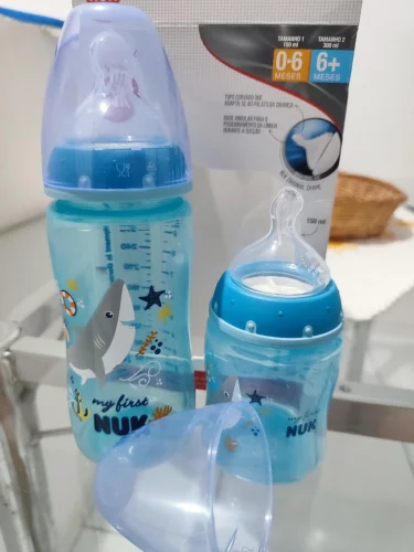 NUK Kit Mamadeira My 1St S1 150ml S2 300ml Boy - Azul