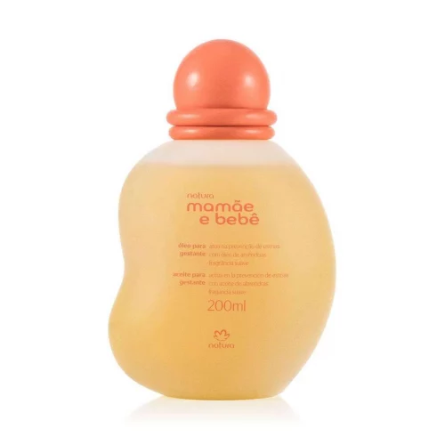 Óleo Para Gestante com Guias de Massagem Mamãe e Bebê 200 ml