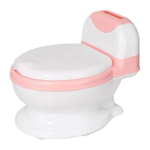 Penico Troninho Infantil Portátil Privadinha Ergonômica Antiderrapante para Desfralde Seguro e Higiênico Rosa
