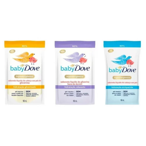Refil Sabonete Líquido Dove Baby 180ml