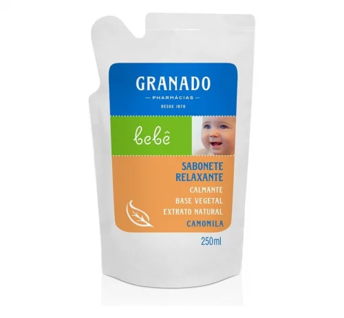 Refil Sabonete Líquido Granado Bebê Camomila 250ml