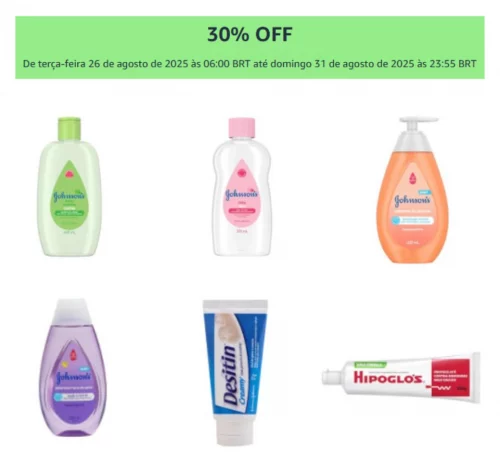 Seleção de Produtos com 30% de Desconto