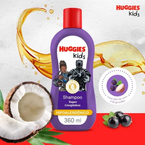 Shampoo Huggies Super Crespinhos 360ml