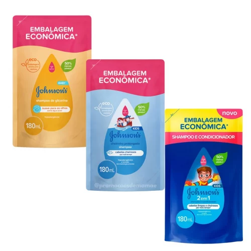 Shampoo Johnson's Refil 180ml