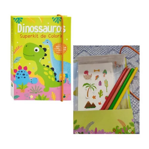 Superkit de Colorir: Dinossauros Capa comum