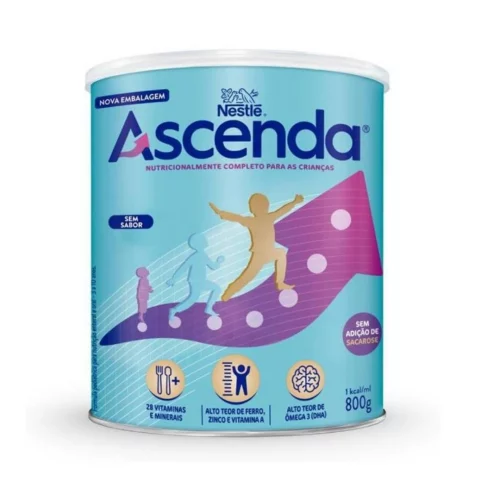 Suplemento Infantil Ascenda Sem Sabor 800G