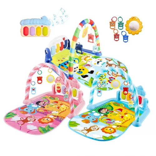 Tapete de Atividades Musical com Piano Interativo e Móbiles para Bebê - ColorBaby