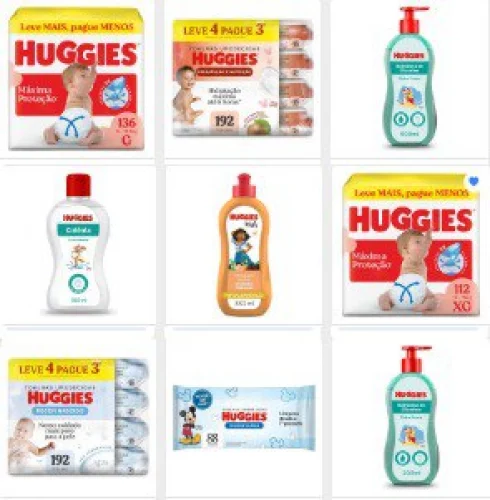 15% OFF em Huggies - Corre!!!