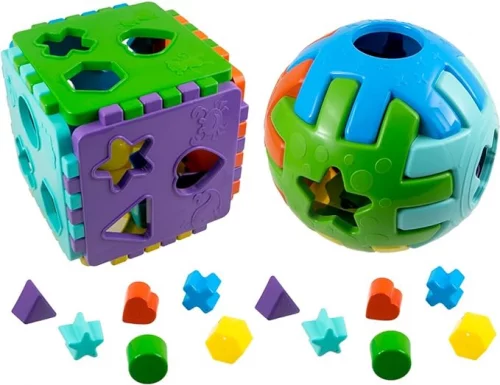 💚 4/%off - Kit de Brinquedos para Bebê de 1 ano Didático e Educativo