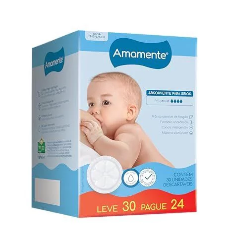 Absorvente Para Seios Amamente® 30 Un