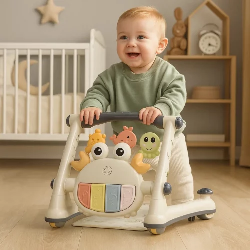 Andador Educativo Infantil Para Bebês Menino e Menina Musical Premium Multifuncional PipDip
