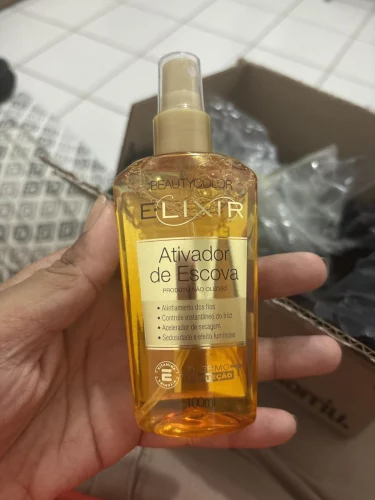Ativador de Escova E.lixir BEAUTYCOLOR - Facilita a Escovação, Ação Antifrizz e Proteção Térmica - 100ml