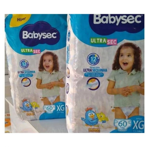 Babysec Fralda Ultrasec Galinha Pintadinha Azul Xg 60 Unidades