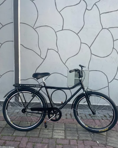 Bicicleta De Passeio Monark Barra Circular Aro 26 1v Red