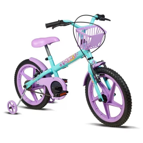 Bicicleta Infantil Verden Fofys - Aro 16 com cestinha e rodinhas