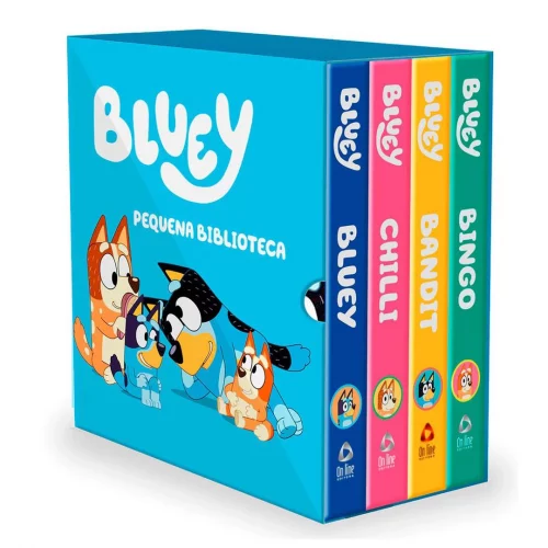 Bluey Pequena Biblioteca da Bluey - Box com 4 livrinhos