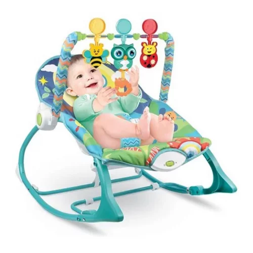 Cadeira de Descanso e Balanço Funtime 18kgs Coruja Maxi Baby