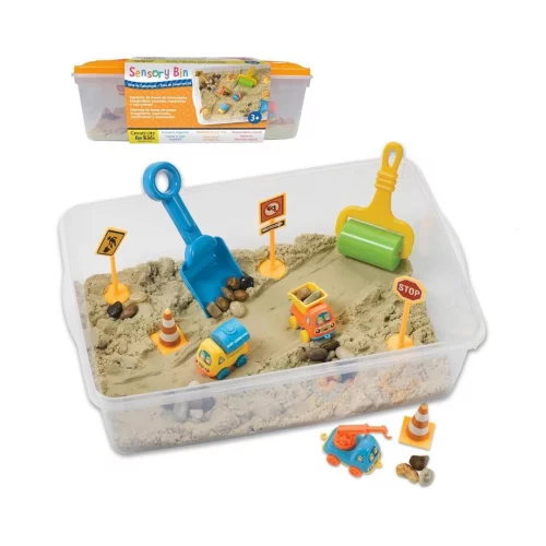 Caixa Sensorial Construção Creativity For Kids Faber-Castell