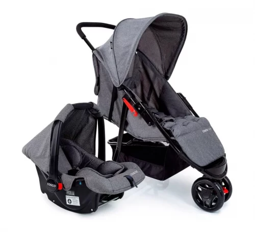 Carrinho + Bebê conforto Travel System Toffy Cosco