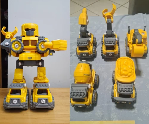 Carrinho Robô 5 Em 1 Monta Desmonta Construbots - Mega Compras