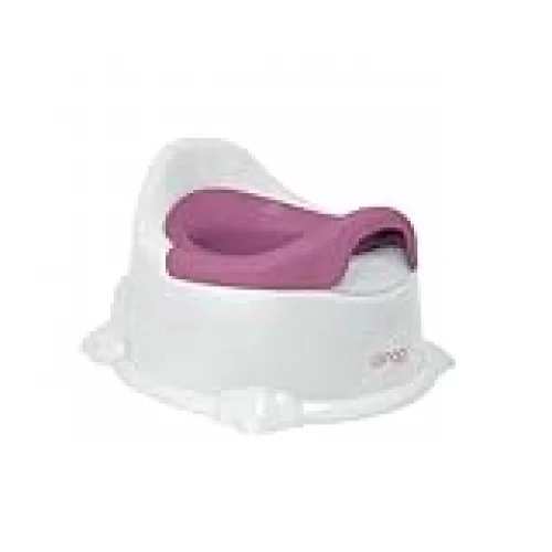 Clingo Troninho Infantil com Assento Removível, Branco e Rosa