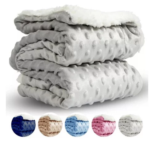 Cobertor de Bebe Luxo Saida de Maternidade Mantinha Premium 0,75 x 1,00m