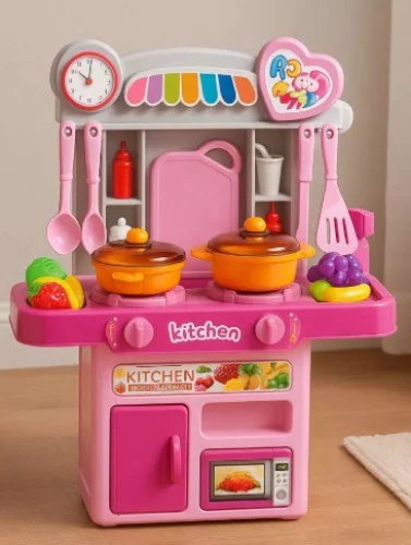 *COM LUZES E SONS REALISTAS – BRINCADEIRA QUE IMITA A COZINHA DE VERDADE!*