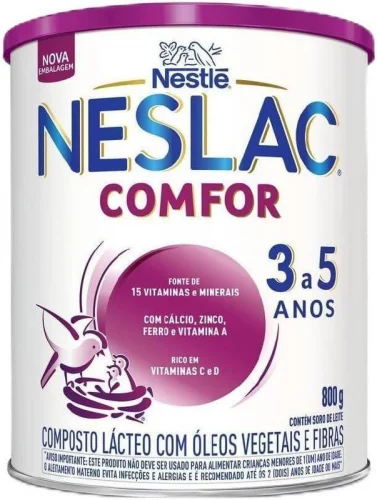 Composto Lácteo Neslac Comfor 800g