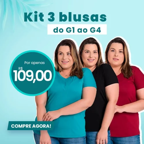 Compre tranquila suas roupas Plus Size: você tem 7 dias para devolução caso não goste ou não sirva 💙