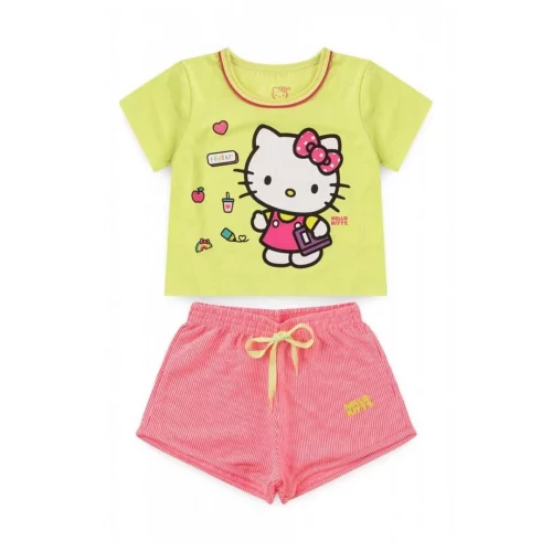 Conjunto Feminino Infantil Funday - Hello Kitty