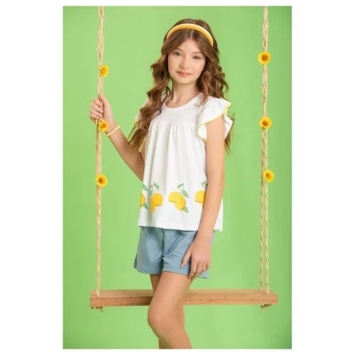 Conjunto Infantil Feminino Shiny Lemons