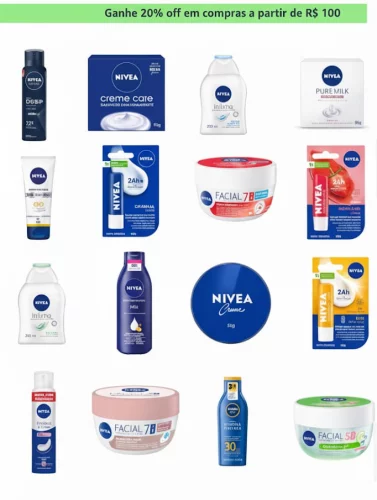 CORRE! Cupom na Amazon de 20% em Nívea CORRE! Cupom na Amazon de 20% em Nívea