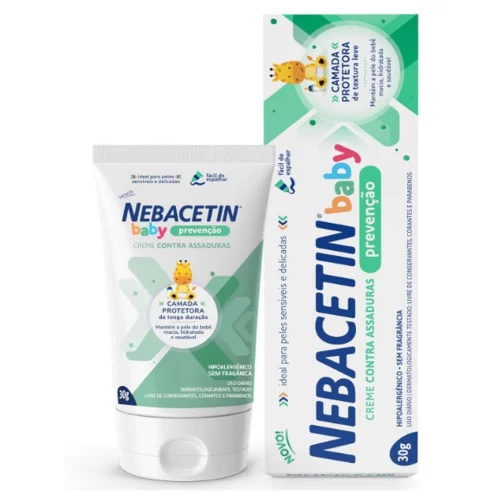 Creme Contra Assaduras Nebacetin Baby Prevenção 30g