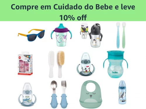 CUIDADOS DO BEBÊ COM 10% OFF NA AMAZON