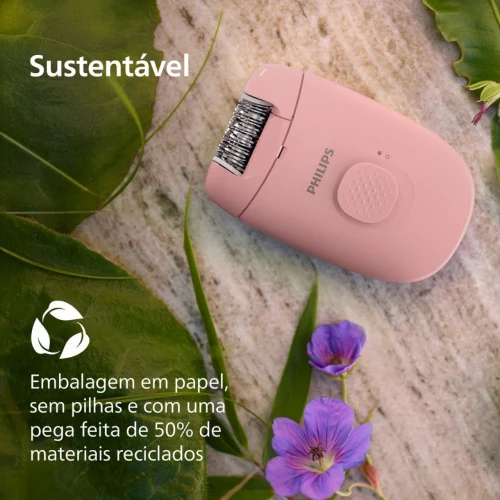 Depilador Philips Satinelle com 1 Acessório BRE229/00 Rosa Bivolt