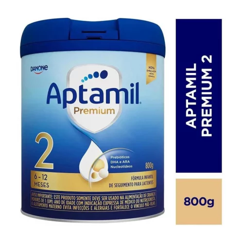 Fórmula Infantil Aptamil Premium 2 - 800g Fórmula Infantil Aptamil Premium 2 - 800g