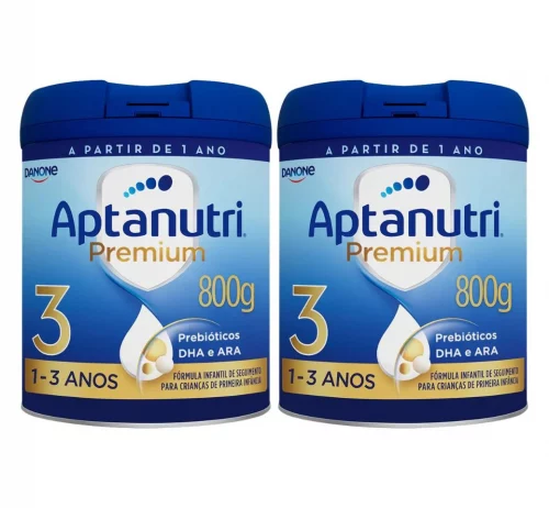 Fórmula Infantil Aptanutri Original Premium+ 3 - 800g (2 Unidades)
